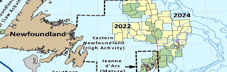 C-NLOPB Announces 2022 Calls for Bids in the Eastern Newfoundland and South Eastern Newfoundland Regions